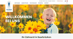 Desktop Screenshot of dr-kares.de